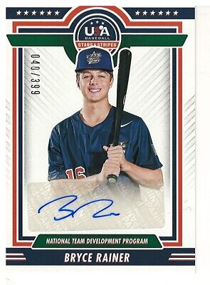 BRYCE RAINER 2022 PANINI TEAM USA STARS & STRIPES RARE BRYCE RAINER 2022 PANINI TEAM USA STARS & STRIPES RARE
