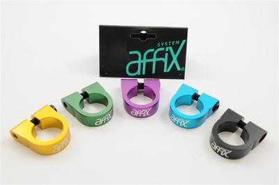 AFFIX BMX 28,6 mm VORBAUKLEMME FÜR BEFESTIGUNG VON 4 BOLZEN VORBAUTEN ALLE COLS 50 % RABATT UVP