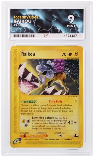 Raikou graded ACE 9 for sale on eBay