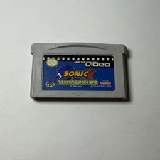 Sonic X A Super Sonic Hero Video Nintendo Game Boy Advance GBA Tested