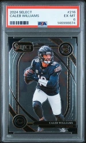 2024 PANINI SELECT #216 CALEB WILLIAMS ROOKIE RC PSA 6