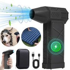 Turbo Gebläse Jet Bläser Mini Turbo Handbläser Luftgebläse Gebläse mit Akku Auto