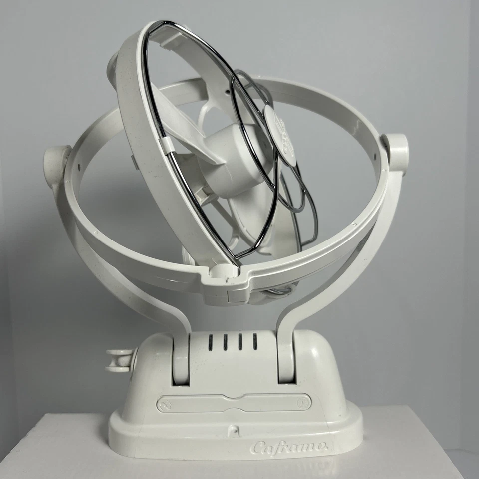 Caframo Sirocco II Fan 12V/24V DC Auto-Sensing Omnidirectional Direct Wire White - Image 2 of 4