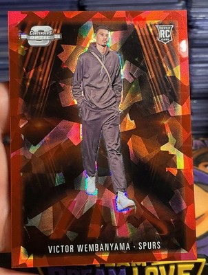 2023-24 Contenders Optic Victor Wembanyama /175 Red cracked Ice Prizm Rookie SSP