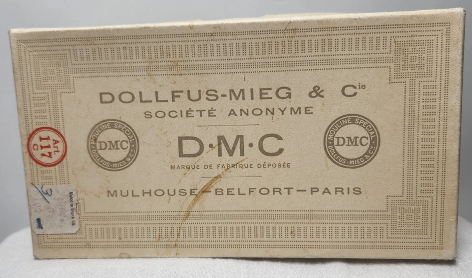 Vtg Mouline Special DMC Embroidery Thread Floss, 321 Red, Cotton 18 Skeins Box - Image 3 of 4