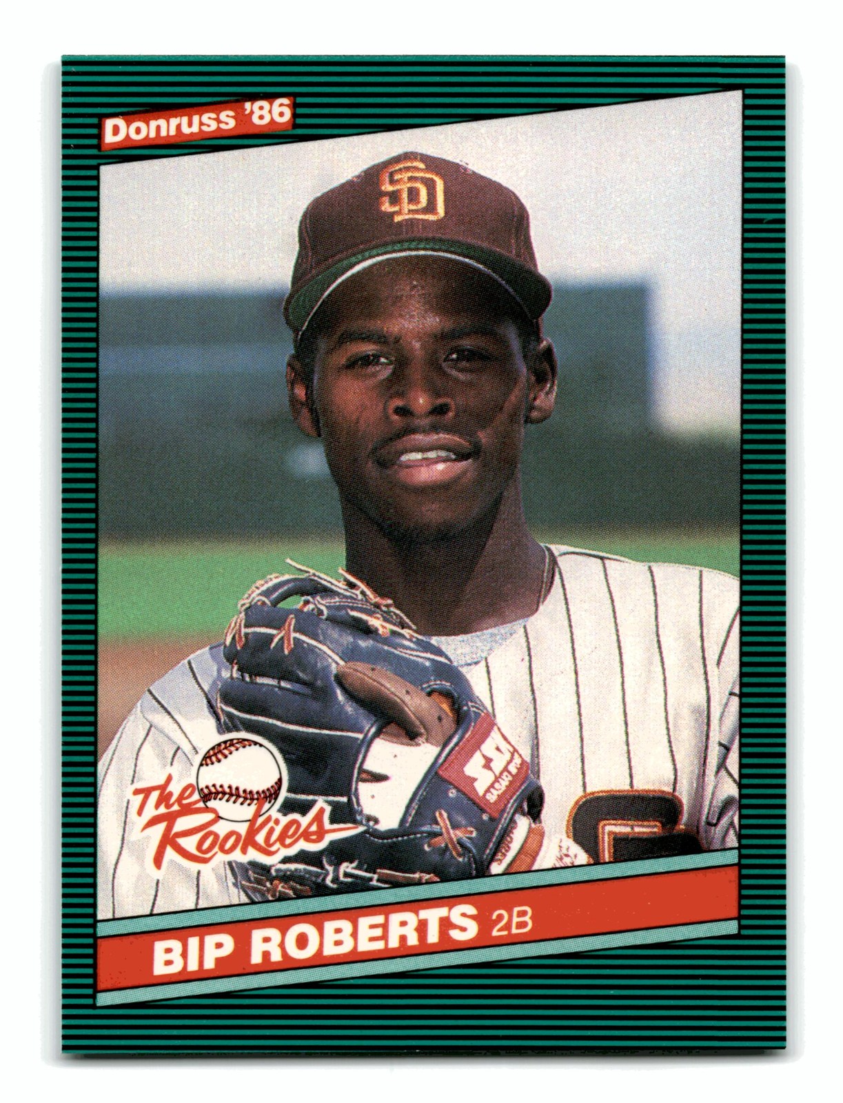 Bip Roberts 1986 Donruss The Rookies #33 San Diego Padres NM-MINT