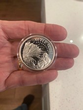 2014 1OZ Never Trust Government Proof - Silver Shield .999 Pure Beautiful Round