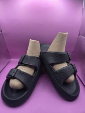 Womens Mens COZY PILLOW Slides Sandals NEW EVA Adjustable 10- 10 1/2  SUMMER 