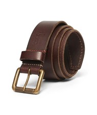 Mens SUPERDRY Badgeman Leather Belt Size Large- Brown BNWT 102cm Waist