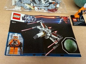 LEGO Star Wars 9677 X-wing Starfighter & Yavin 4 1 Minifigure 77 Pieces No Box