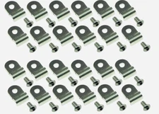 1/4" Stainless Steel 48pc Brake Line Clamp Street Rod Custom OFF-ROAD Dune Buggy