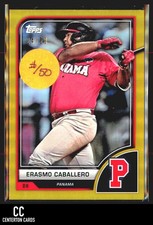 2023 Topps World Baseball Classic #5 Erasmo Caballero Gold Rainbow Foil #/50