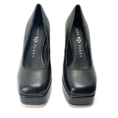 Katy Perry Women's The Uplift Slip-on Platform Pumps Black Size 5.5M NWT and BOX