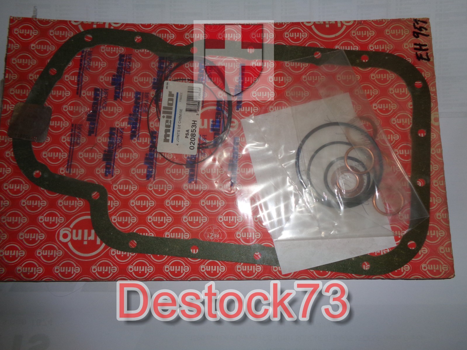 Pochette joints bas moteur ELRING 984.125 voiture essence PSA 1.1 1.4 TU1 TU2 TU3 TU4