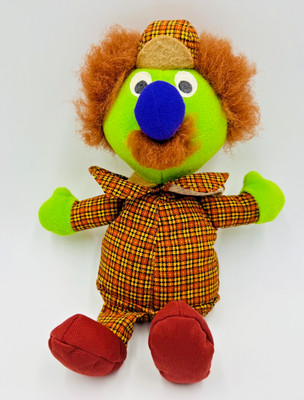 Sherlock Hemlock 9'' Plush Doll Toy 1997 Tyco Sesame Street Beans Jim Henson
