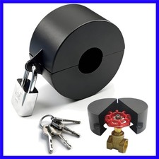 Metal Gate Valve Locking Device with Lock - Gas Valve Locks, Water Spigot Loc...