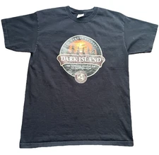 Orkney Brewery Dark Island Ale Beer T Shirt Sz M UK Orcadian Pub Bar Graphic Tee