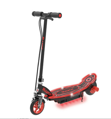 Razor Power Core E90 Glow 90W Kick Electric Scooter for Children 8 & Up