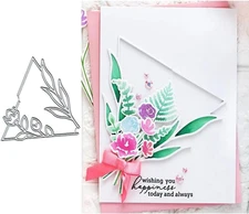 Floral Leaves Metal Cutting Die Cuts, Floral Leaves Embossing Stencils DIY Craft