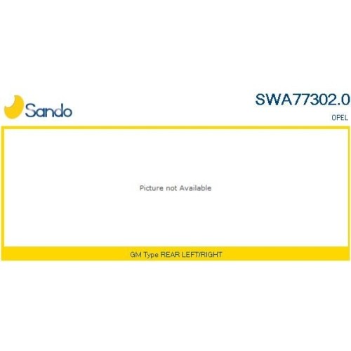 Bras d'essuie-glace Sando SWA77302.0 résout le pare-brise arrière rayé Opel