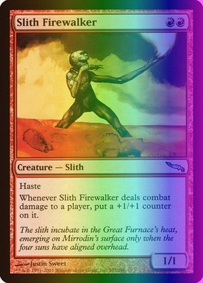 MTG Magic the Gathering Slith Firewalker (107/306) Mirrodin LP FOIL
