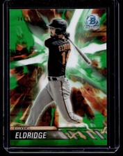2024 Bowman Draft Plasma Power Green Parallel Bryce Eldridge 34/99 San Francisco