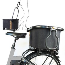 MY DUQUE - Panier à vélo multi 2 en 1 et chariot à provisions, pliable, inclus...