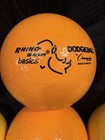 Champion Sports Rhino Skin Basic Dodgeball Set Of 4 6 Inch Yellow Orange — photo 5