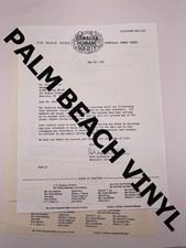Copy of my Original Ozzy Osbourne 1982 Humane Society Hawaii Letter