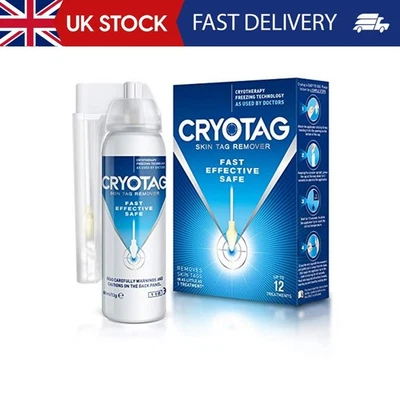 Cryotag Skin Tag Remover - Fast Effective Safe - up to 12 Treatments