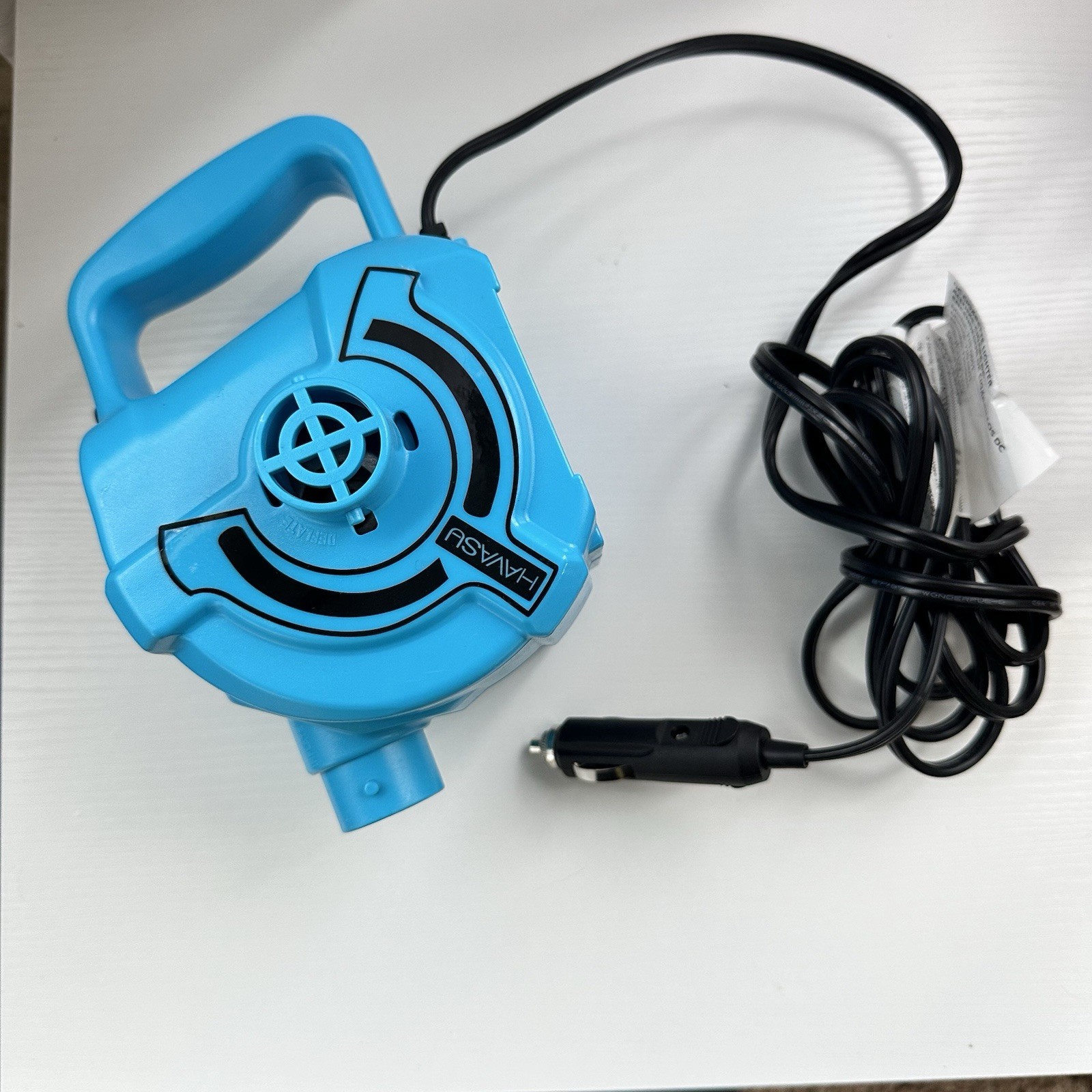 12V Portable Electric Air Pump, Inflate & Deflate, With 4 Adapters, Inflatables