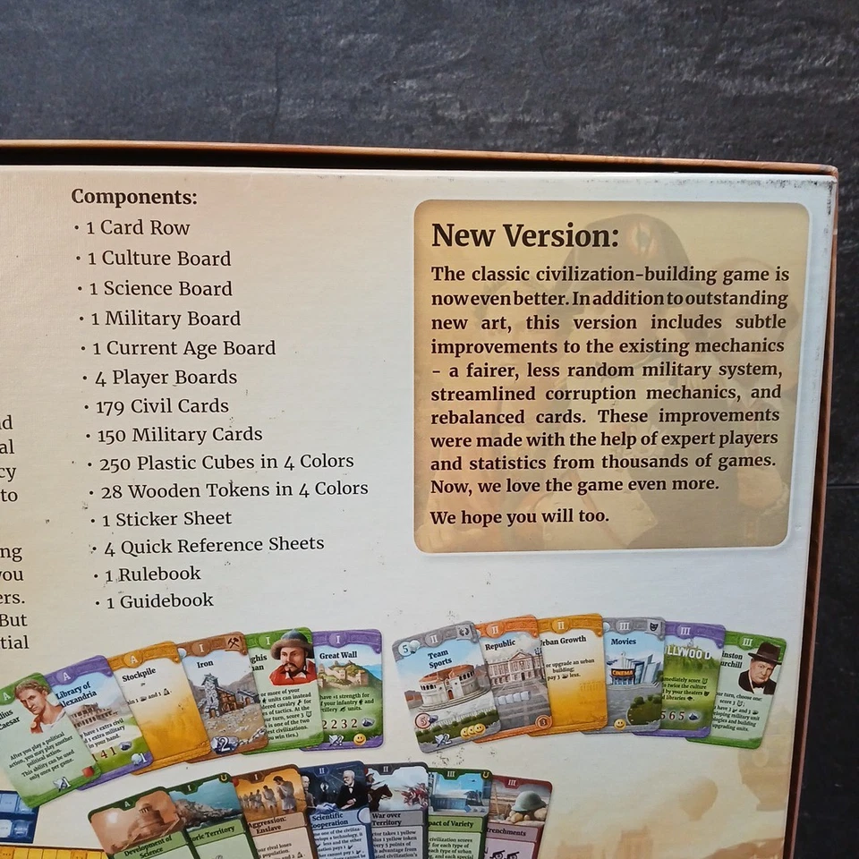 Through the Ages A New Story of Civilization Board Game 100% Complete VGC - Image 4 of 4