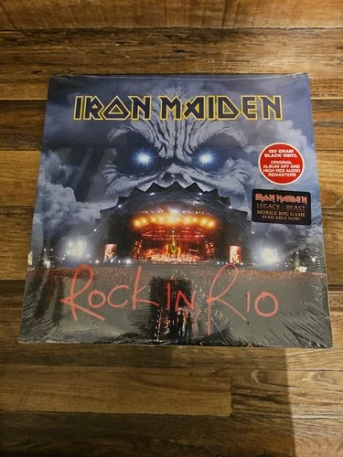 LP IRON MAIDEN Rock In Rio (3LP 180g Vinyl, 2015) NEW MINT SEALED