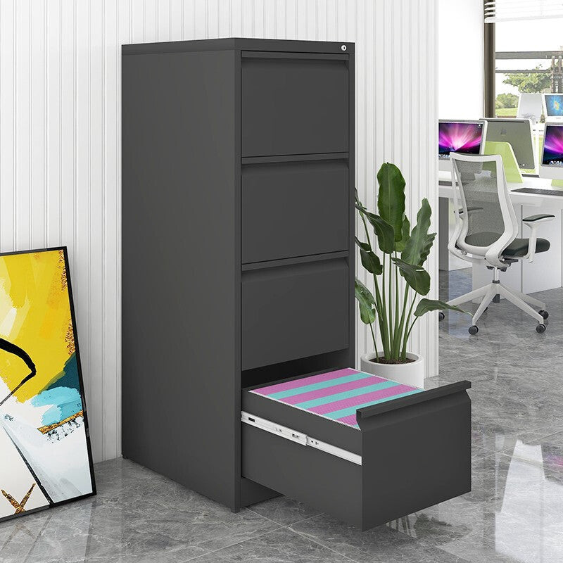 Durable Metal Filing Cabinet with Lock for Home Office Organization and Secure Storage