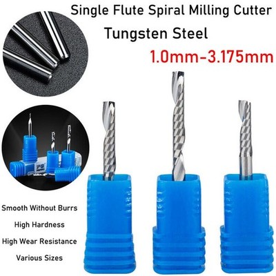 End Mill CNC Milling Cutter Uncoated High Quality Replacement Single Edge