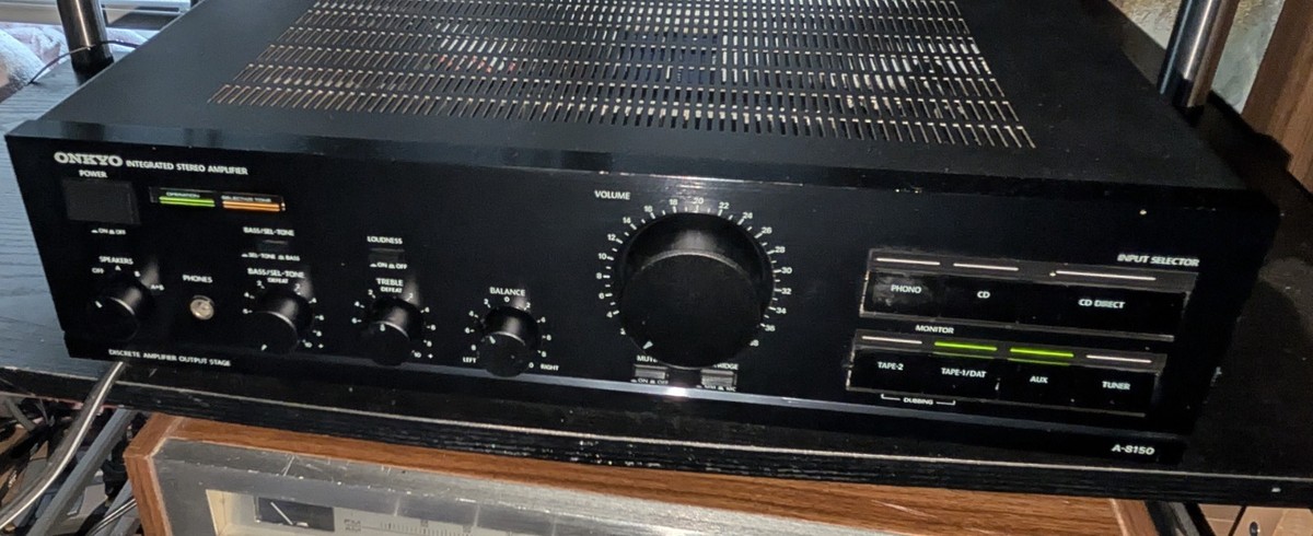 Onkyo Integra A-8150 Integrated Stereo Amplifier tested works