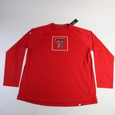 Texas Tech Red Raiders Under Armour HeatGear Long Sleeve Shirt Men's Red New