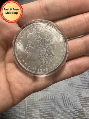 1890-S Vintage Morgan Silver Dollar Free Shipping
