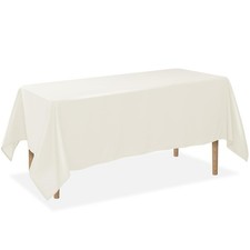 60 x 126 Inch Rectangular Tablecloth, Washable Polyester Fabric Table Cloth f...