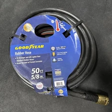 GOODYEAR CGYTSGC58050 MAXLITE 5/8" X 50 FT. PREMIUM DUTY RUBBER PLUS WATER HOSE