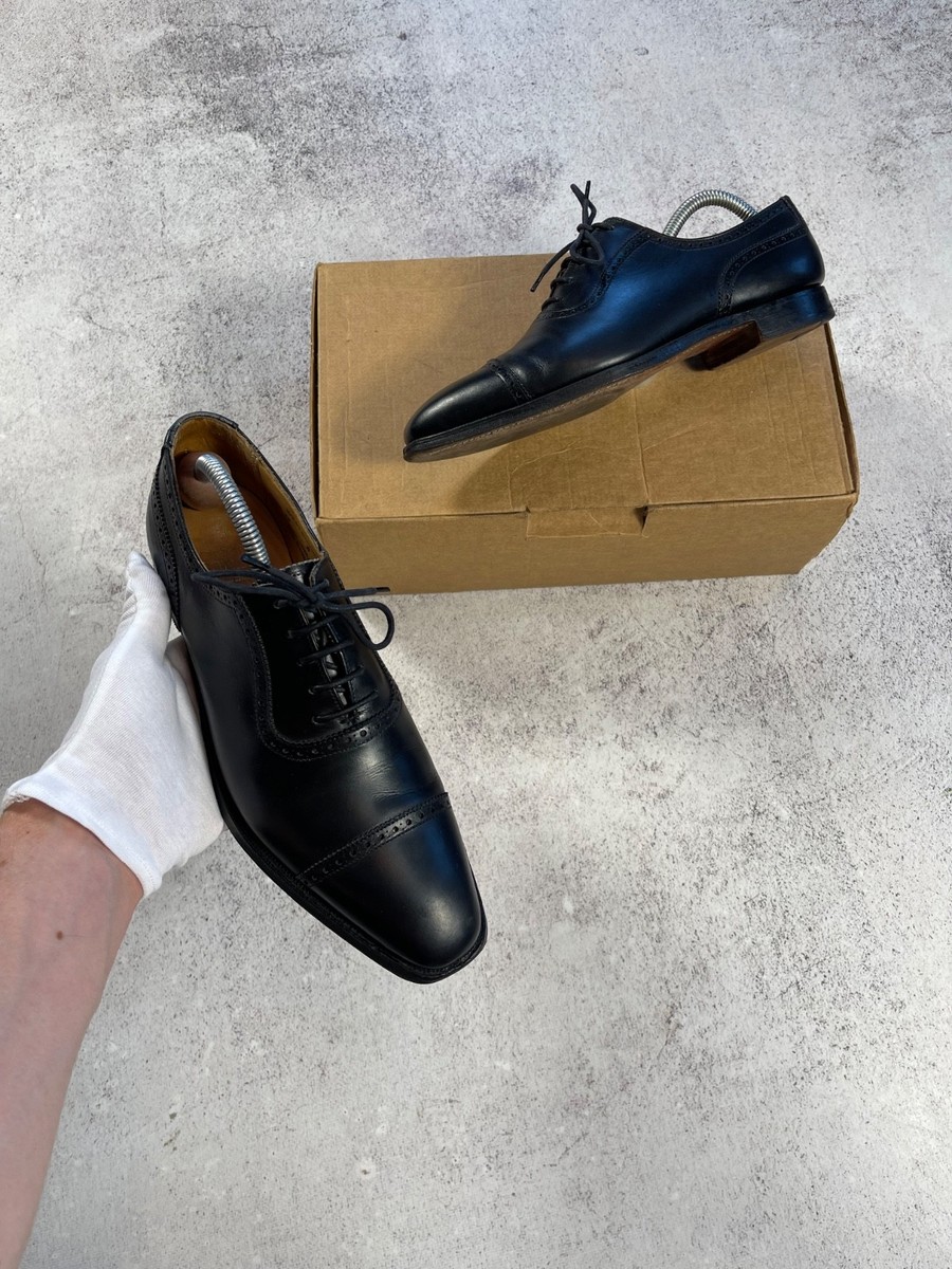 靴 crockett&jones OXFORD UK6 Crockett & Jones Hallam Cap-Toe Oxford Shoes
