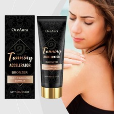 Tanning Cream, Outdoor Sun Tanning Lotion, Moisturizing Tanner for Bronze Skin