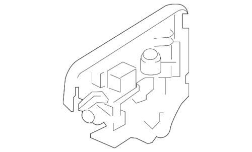 Base de manija para Ford (N/P BK3Z-6126684-A)