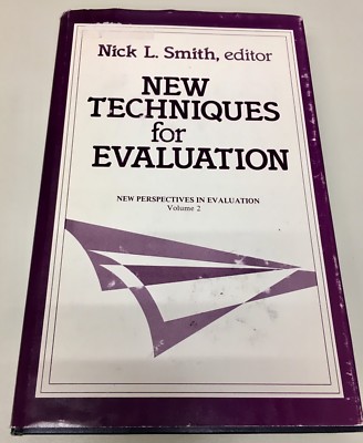 New Techniques for Evaluation Perspectives Volume 2 By Nick L. Smith Clean Copy