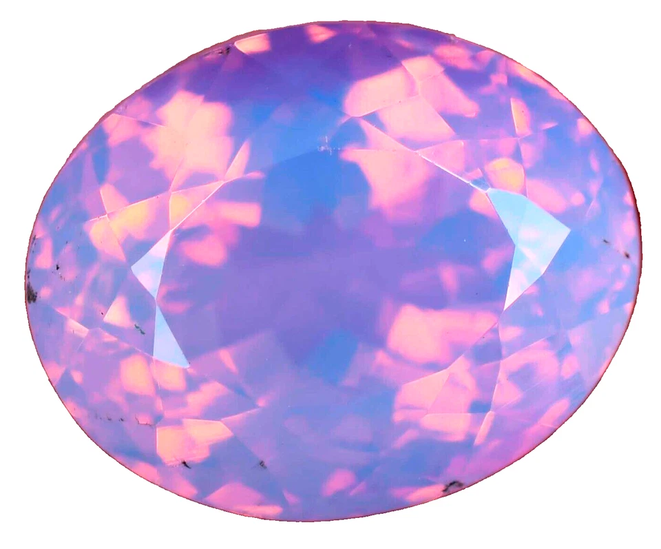 AAA+ 82.95 Ct. Large Pink Opal Australian Oval Cut Loose Gemstone Gift for Women - Image 3 of 4