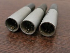 Lot of 3 Switchcraft XLR 5-Pin Male Solder Connector XLRM