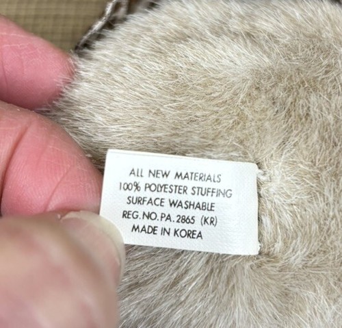 Plush HEDGEHOG #1512 Green Fable Family Stuffed 1989 Vintage Rare Collectible - Picture 9 of 9
