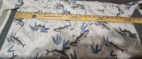 Chaps Ralph Lauren Men’s XL Button Down Long Sleeve Shirt Fishing Trout Pattern - Picture 4 of 14
