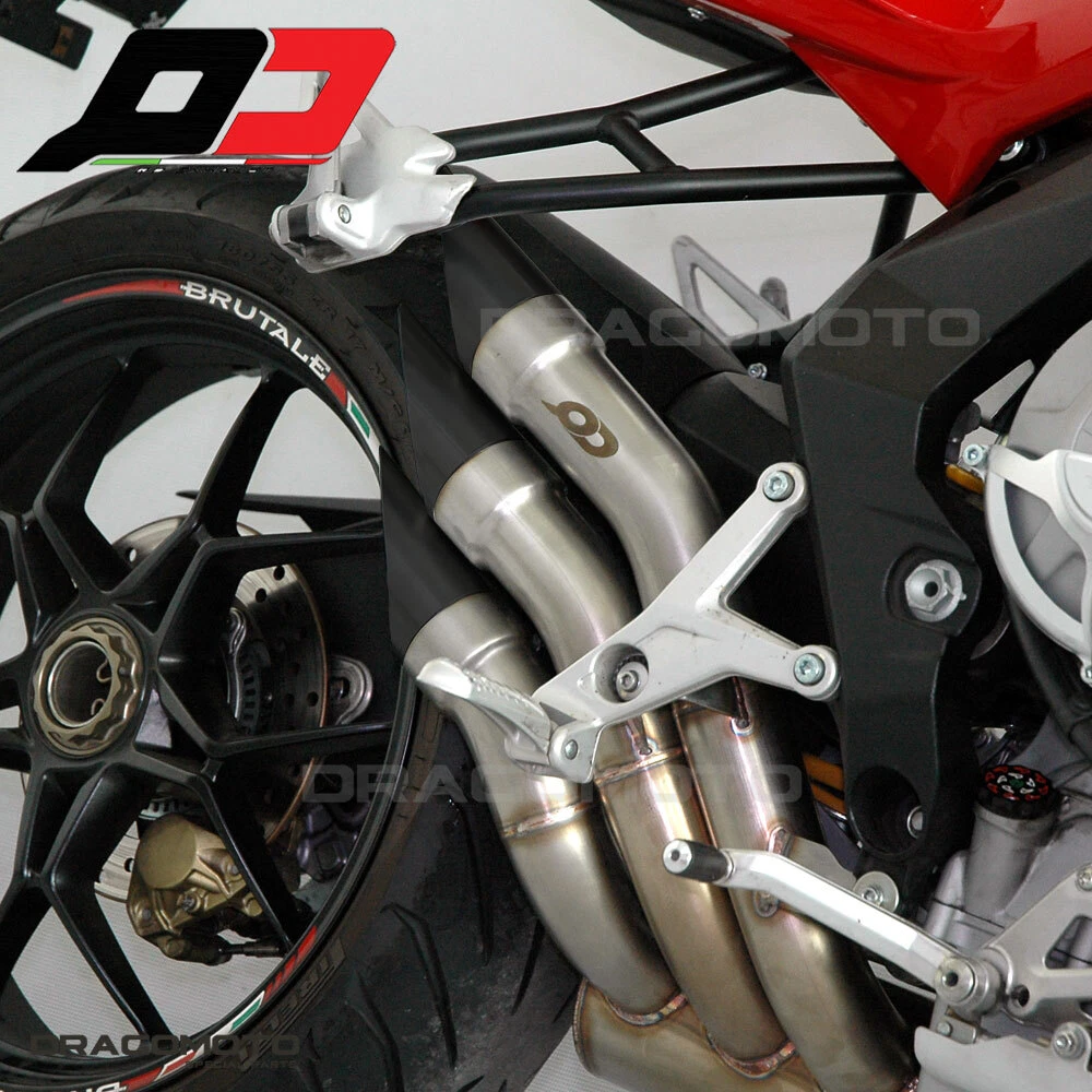 MV AGUSTA BRUTALE 675 / 800 2015 2016 Exhaust QD POWER GUN