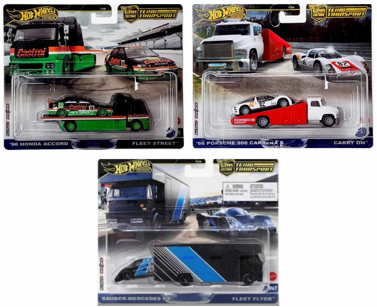 カーキャルチャー チームトランスポート セット B ファクトリー ホットウィール チームトランスポート アソート 4台セット （国内流通